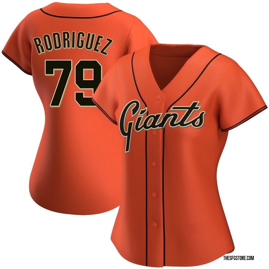 Orange Authentic Jesus Rodriguez Women's San Francisco Giants Alternate Jersey