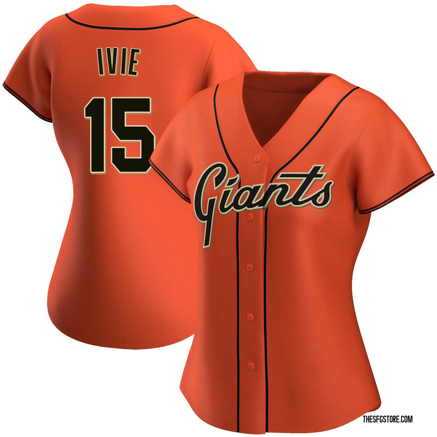 Orange Authentic Mike Ivie Women's San Francisco Giants Alternate Jersey