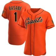 Orange Authentic Osleivis Basabe Men's San Francisco Giants Alternate Jersey