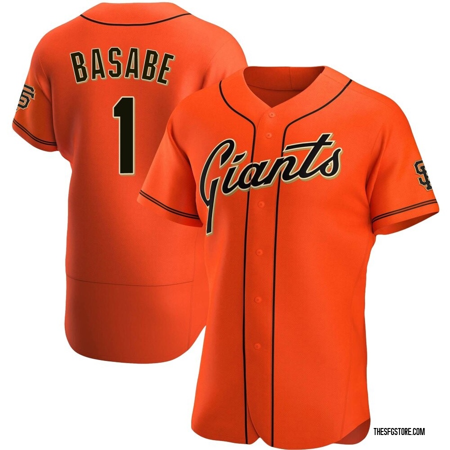 Orange Authentic Osleivis Basabe Men's San Francisco Giants Alternate Jersey