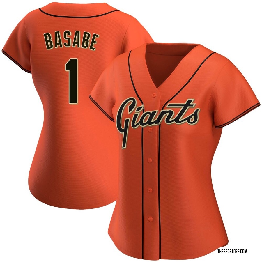 Orange Authentic Osleivis Basabe Women's San Francisco Giants Alternate Jersey