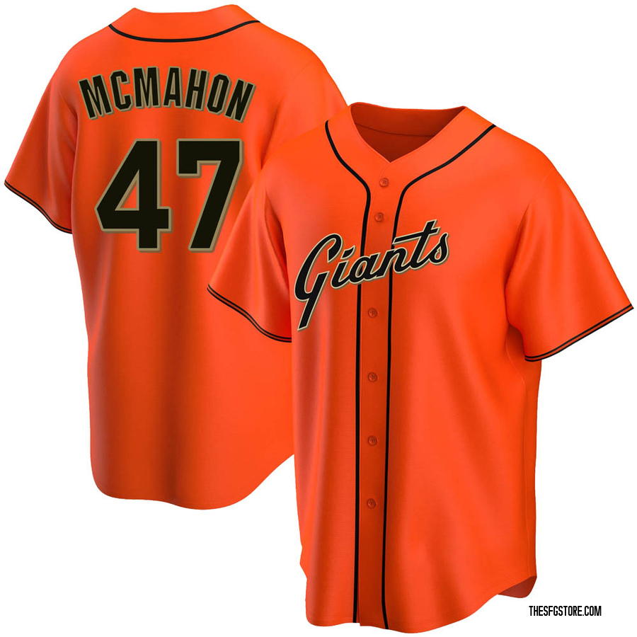 Orange Replica Don Mcmahon Youth San Francisco Giants Alternate Jersey