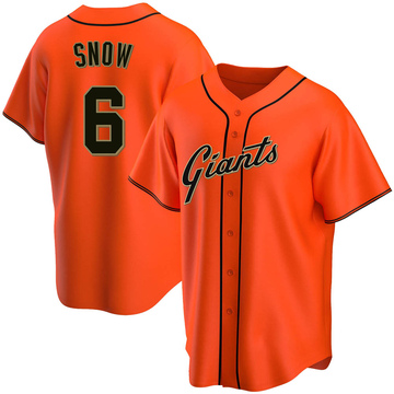 Orange Replica J.t. Snow Youth San Francisco Giants Alternate Jersey