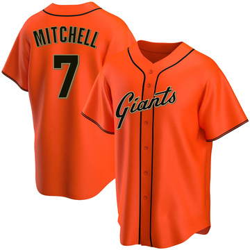 Orange Replica Kevin Mitchell Youth San Francisco Giants Alternate Jersey