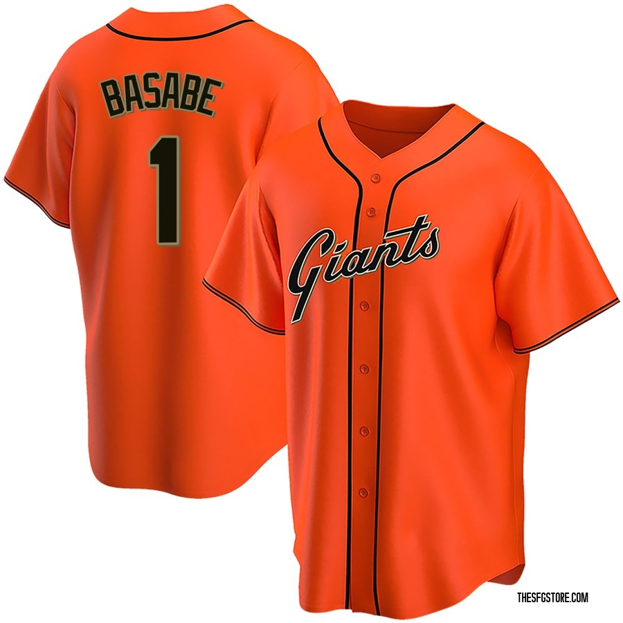 Orange Replica Osleivis Basabe Men's San Francisco Giants Alternate Jersey