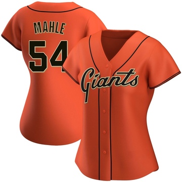 Orange Replica Tyler Mahle Women's San Francisco Giants Alternate Jersey