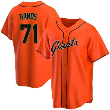 Orange Replica Wilkin Ramos Men's San Francisco Giants Alternate Jersey