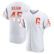 White Authentic Caleb Kilian Men's San Francisco Giants 2021 City Connect Jersey