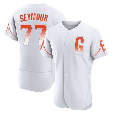 White Authentic Carson Seymour Men's San Francisco Giants 2021 City Connect Jersey