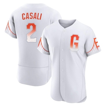 White Authentic Curt Casali Men's San Francisco Giants 2021 City Connect Jersey