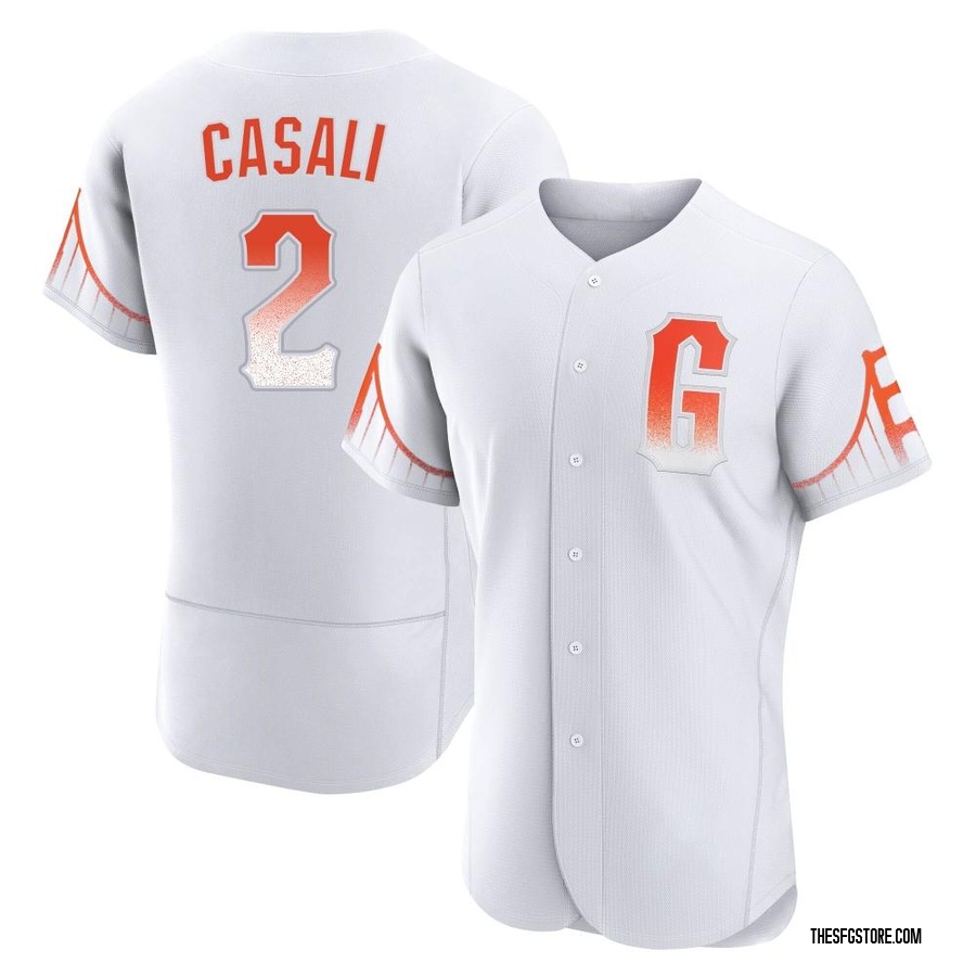 White Authentic Curt Casali Men's San Francisco Giants 2021 City Connect Jersey
