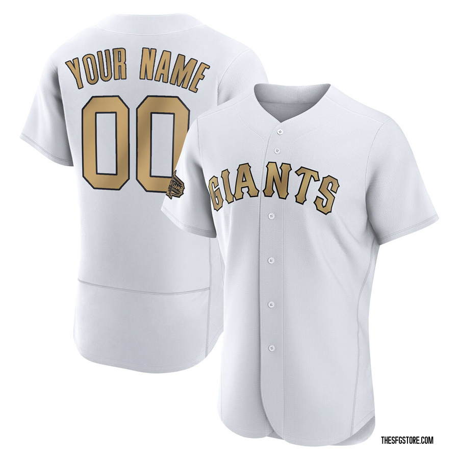 White Authentic Custom Men's San Francisco Giants 2022 All-Star Game Jersey