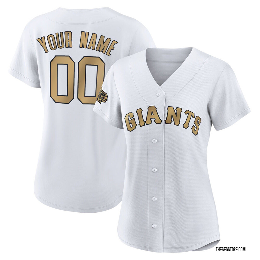 White Authentic Custom Women's San Francisco Giants 2022 All-Star Game Jersey