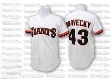 White Authentic Dave Dravecky Men's San Francisco Giants 1989 Throwback Jersey
