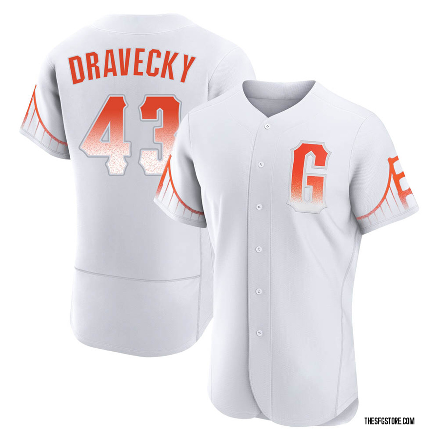 White Authentic Dave Dravecky Men's San Francisco Giants 2021 City Connect Jersey