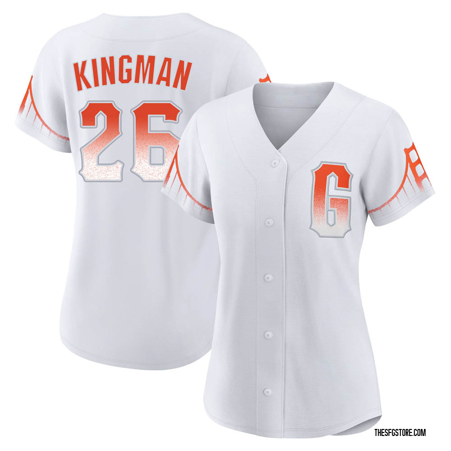 White Authentic Dave Kingman Women's San Francisco Giants 2021 City Connect Jersey