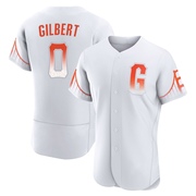 White Authentic Drew Gilbert Men's San Francisco Giants 2021 City Connect Jersey