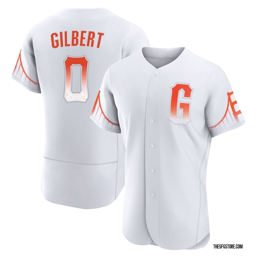 White Authentic Drew Gilbert Men's San Francisco Giants 2021 City Connect Jersey