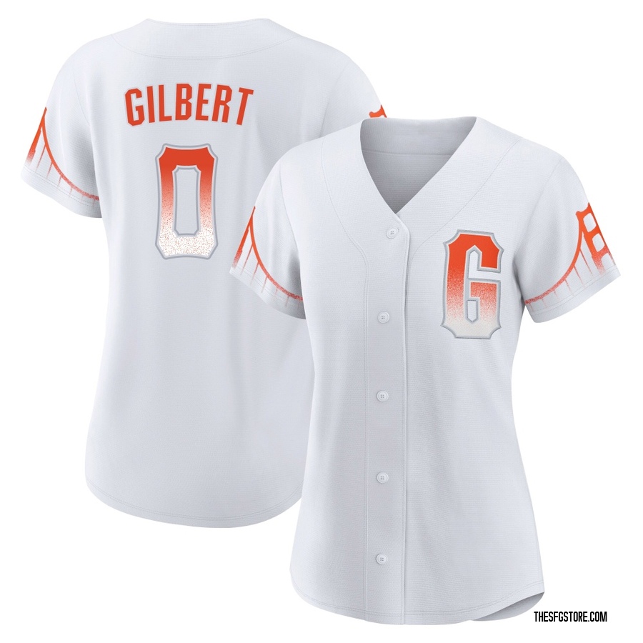 White Authentic Drew Gilbert Women's San Francisco Giants 2021 City Connect Jersey