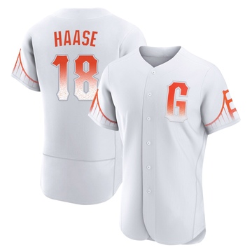 White Authentic Eric Haase Men's San Francisco Giants 2021 City Connect Jersey