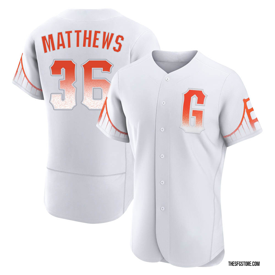 White Authentic Gary Matthews Men's San Francisco Giants 2021 City Connect Jersey