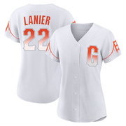 White Authentic Hal Lanier Women's San Francisco Giants 2021 City Connect Jersey
