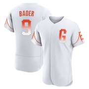 White Authentic Harrison Bader Men's San Francisco Giants 2021 City Connect Jersey