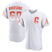 White Authentic Hayden Birdsong Men's San Francisco Giants 2021 City Connect Jersey
