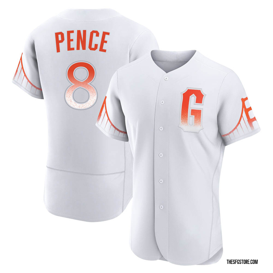 White Authentic Hunter Pence Men's San Francisco Giants 2021 City Connect Jersey