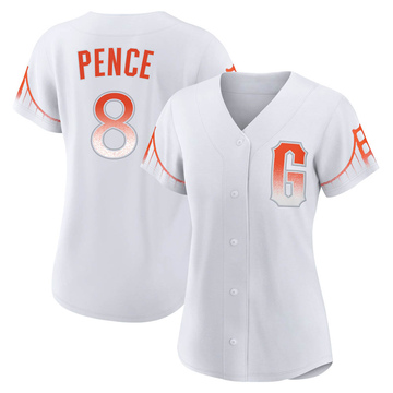 White Authentic Hunter Pence Women's San Francisco Giants 2021 City Connect Jersey