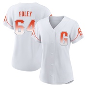 White Authentic Jason Foley Women's San Francisco Giants 2021 City Connect Jersey