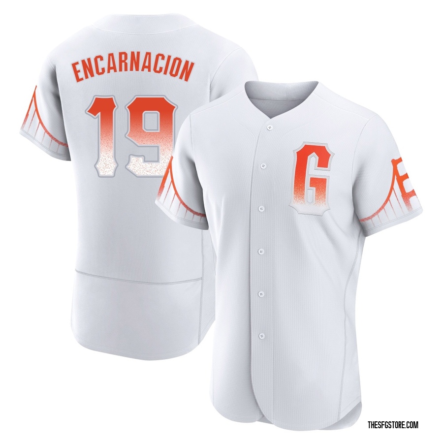 White Authentic Jerar Encarnacion Men's San Francisco Giants 2021 City Connect Jersey