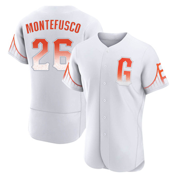 White Authentic John Montefusco Men's San Francisco Giants 2021 City Connect Jersey