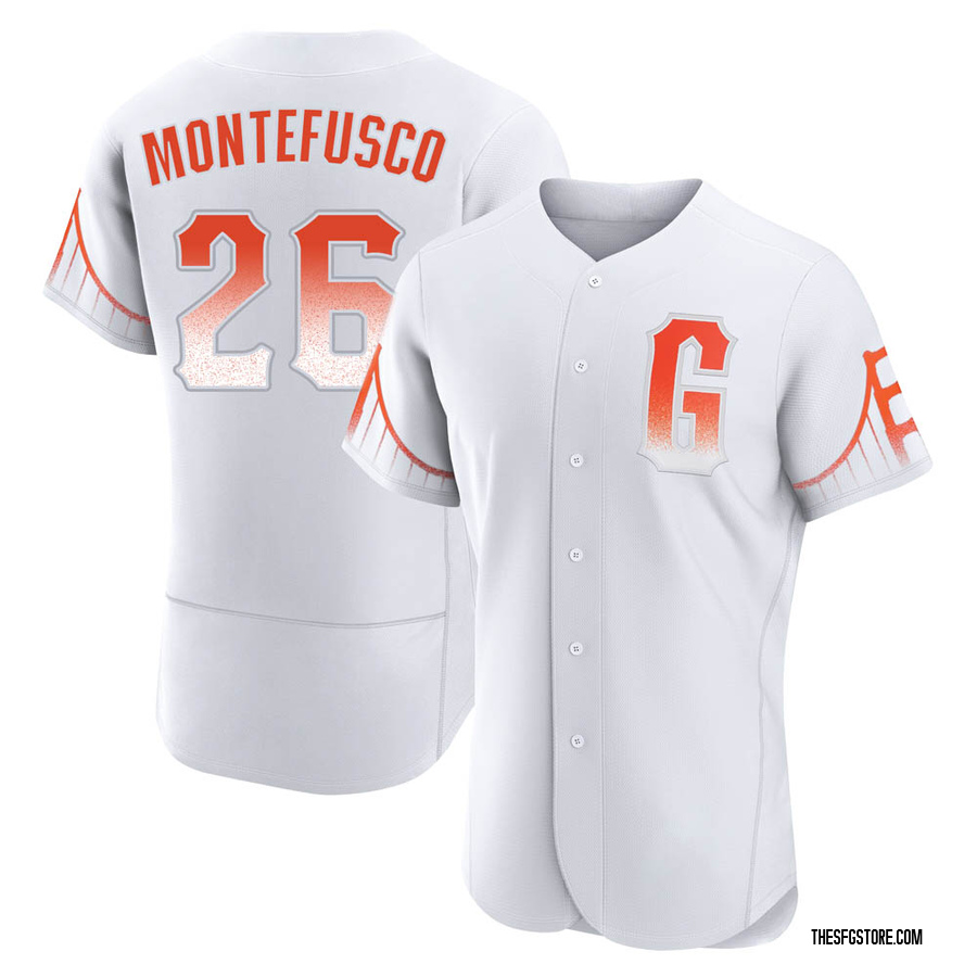 White Authentic John Montefusco Men's San Francisco Giants 2021 City Connect Jersey