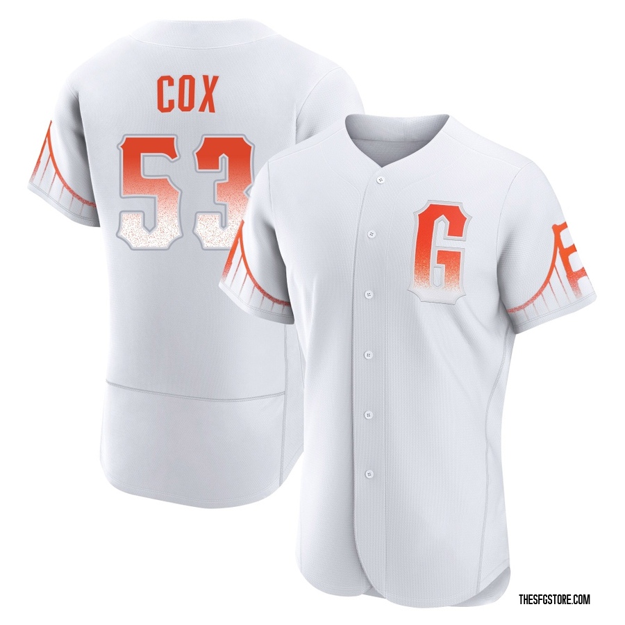 White Authentic Jonah Cox Men's San Francisco Giants 2021 City Connect Jersey