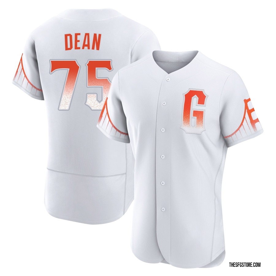 White Authentic Justin Dean Men's San Francisco Giants 2021 City Connect Jersey