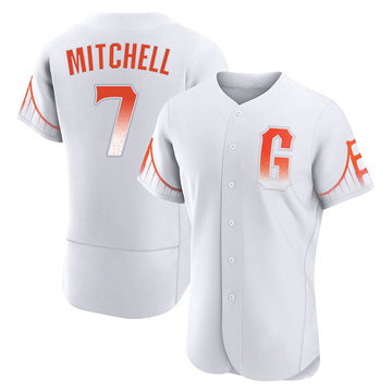 White Authentic Kevin Mitchell Men's San Francisco Giants 2021 City Connect Jersey