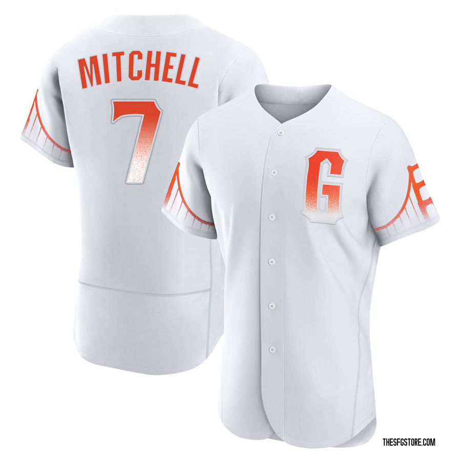 White Authentic Kevin Mitchell Men's San Francisco Giants 2021 City Connect Jersey