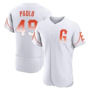 White Authentic Kevin Padlo Men's San Francisco Giants 2021 City Connect Jersey