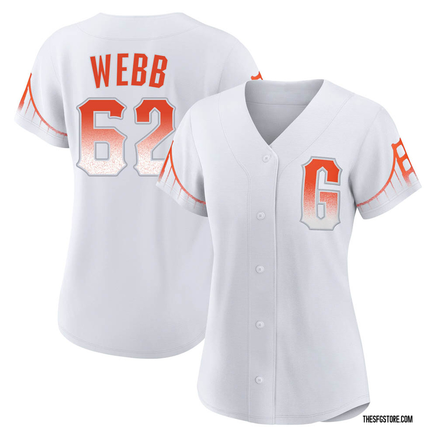 White Authentic Logan Webb Women's San Francisco Giants 2021 City Connect Jersey