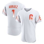 White Authentic Luis Arraez Men's San Francisco Giants 2021 City Connect Jersey