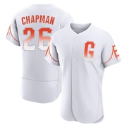 White Authentic Matt Chapman Men's San Francisco Giants 2021 City Connect Jersey