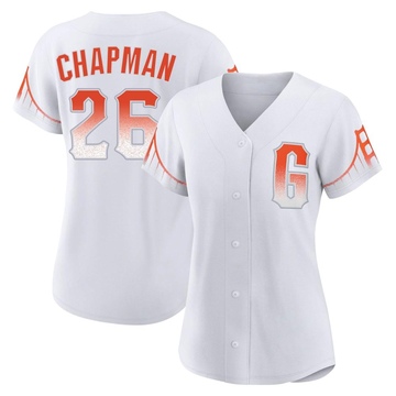 White Authentic Matt Chapman Women's San Francisco Giants 2021 City Connect Jersey