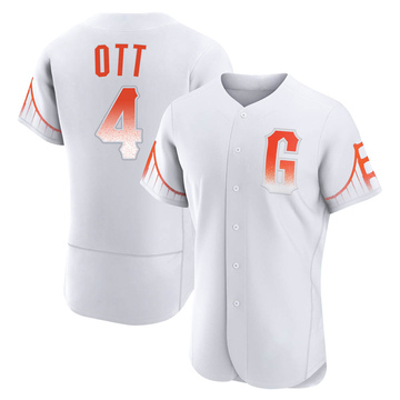 White Authentic Mel Ott Men's San Francisco Giants 2021 City Connect Jersey
