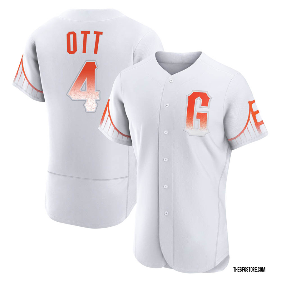 White Authentic Mel Ott Men's San Francisco Giants 2021 City Connect Jersey