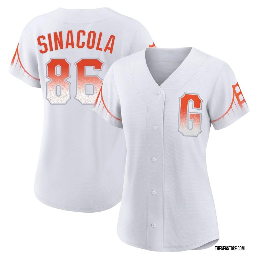 White Authentic Nicholas Sinacola Women's San Francisco Giants 2021 City Connect Jersey