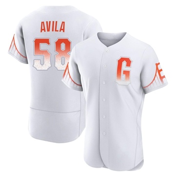 White Authentic Nick Avila Men's San Francisco Giants 2021 City Connect Jersey