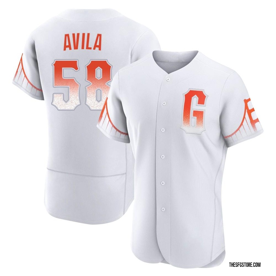 White Authentic Nick Avila Men's San Francisco Giants 2021 City Connect Jersey
