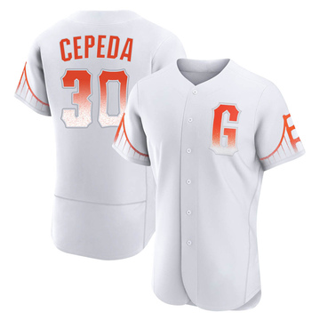 White Authentic Orlando Cepeda Men's San Francisco Giants 2021 City Connect Jersey