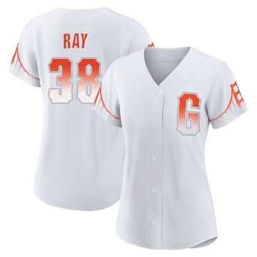 White Authentic Robbie Ray Women's San Francisco Giants 2021 City Connect Jersey